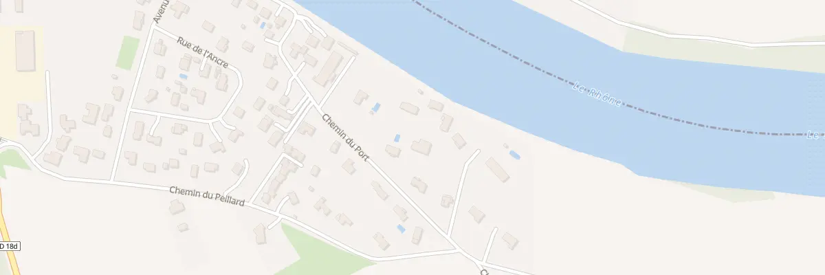 Plan du 725 Che du Port à Saint-Romain-de-Jalionas