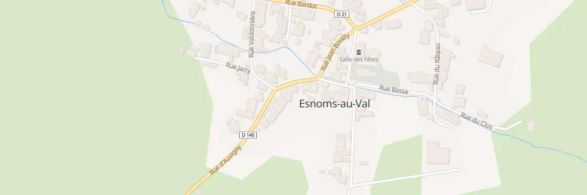 Plan du 13 Rue Auvigny au Val-d’Esnoms