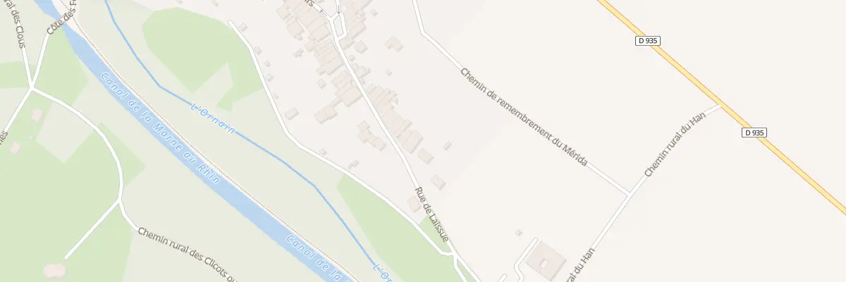 Plan du 28 Rue de Laissue à Longeville-en-Barrois
