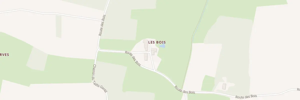 Plan du 5155 Au Bois à Cormoz