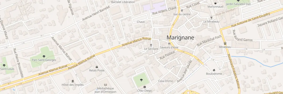 Plan du 8 Rue d’Alger à Marignane