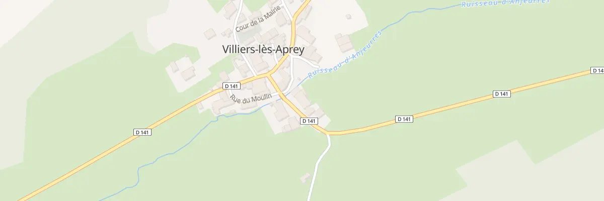 Plan du 3 Rue du Pont à Villiers-lès-Aprey