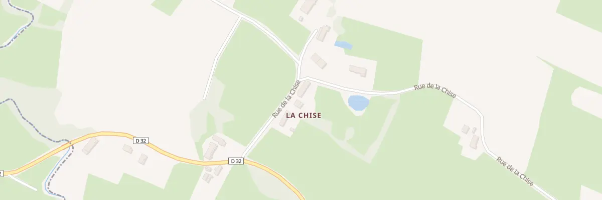 Plan du 683 Rue de la Chise à Serley