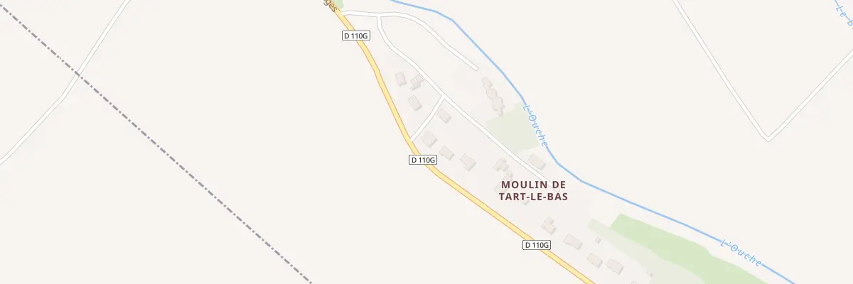 Plan du 26 Rte de Varanges à Tart-le-Bas