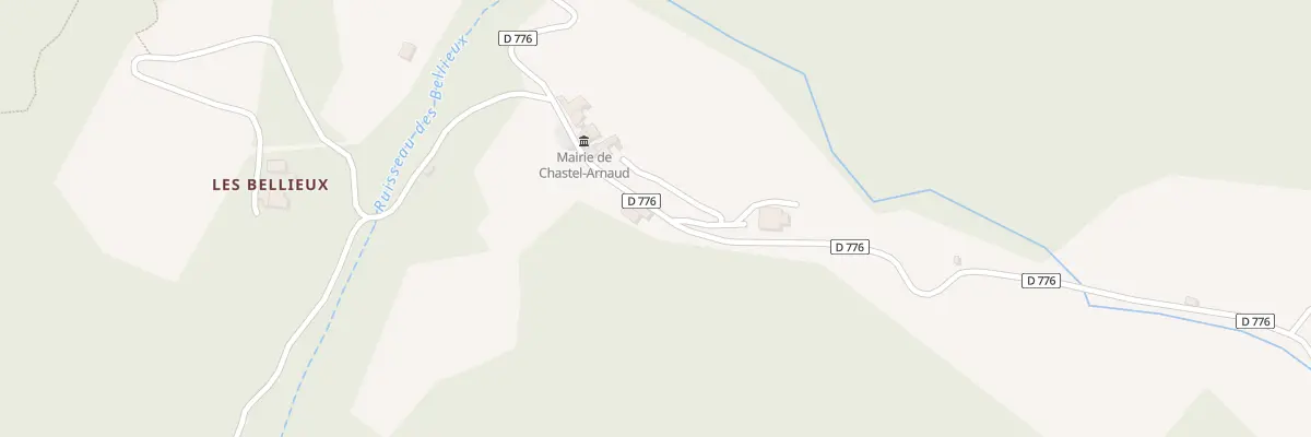Plan du 5026 Le Combeau à Chastel-Arnaud