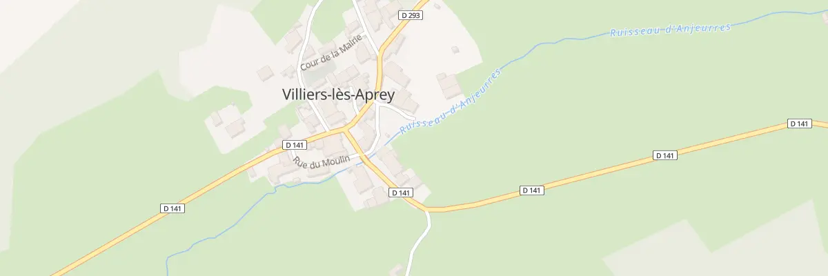 Plan du 1 Rue du Pont à Villiers-lès-Aprey
