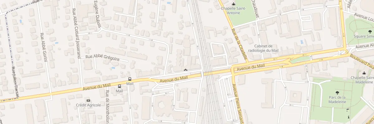 Plan du 44 Av du Mail à Bourg-en-Bresse