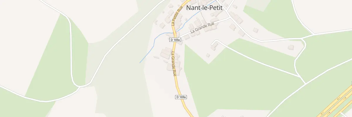 Plan du 8 Gr La Grande Rue à Nant-le-Petit