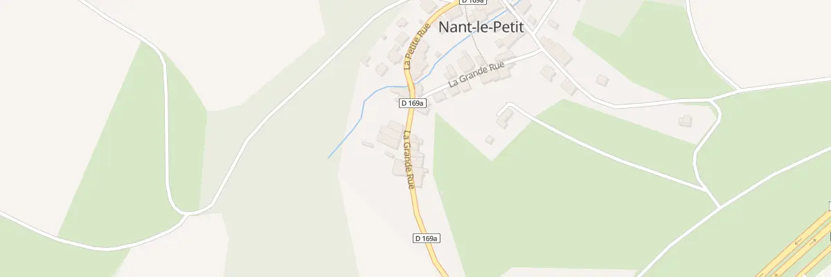 Plan du 10 Gr La Grande Rue à Nant-le-Petit