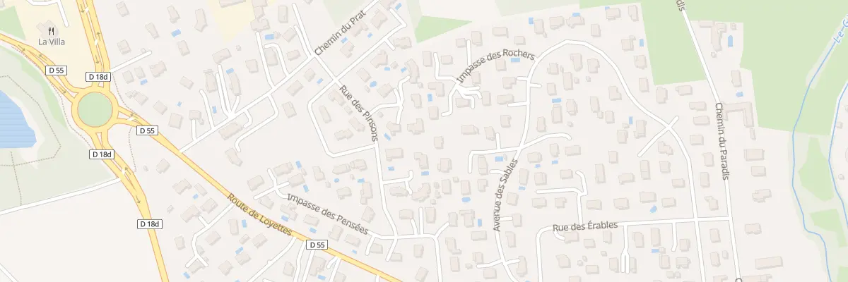 Plan du 23 Rue des Pinsons à Saint-Romain-de-Jalionas