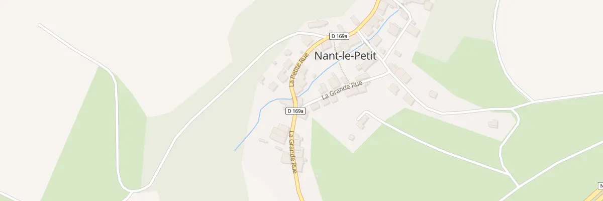 Plan du 15 Gr La Grande Rue à Nant-le-Petit