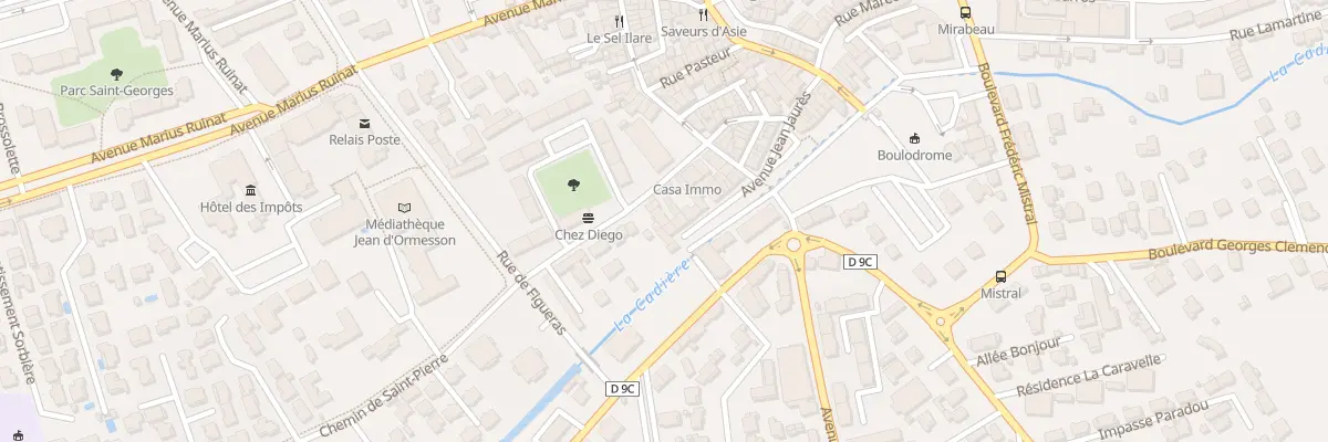 Plan du 9012 Che Saint-Pierre à Marignane