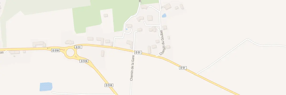 Plan du 253 Rte de Commelle (Semons) à Porte-des-Bonnevaux