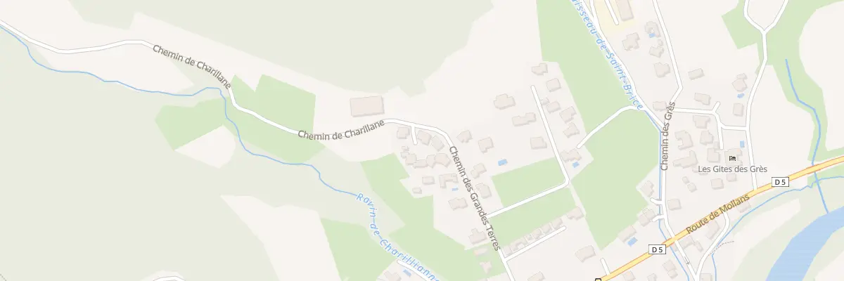 Plan du 293 Les Grandes Terres à Pierrelongue