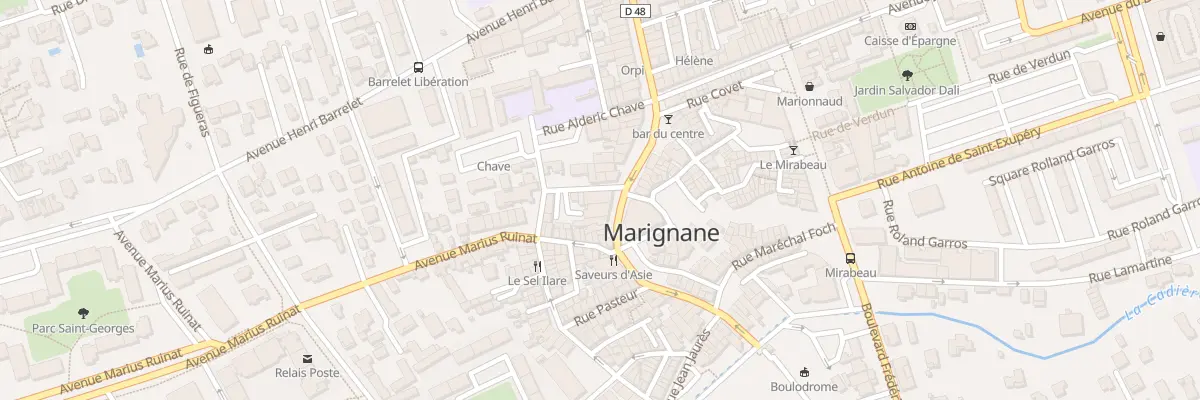 Plan du 86 Av Jean Jaures à Marignane