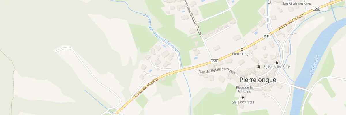 Plan du 5236 Verger de Moussu à Pierrelongue