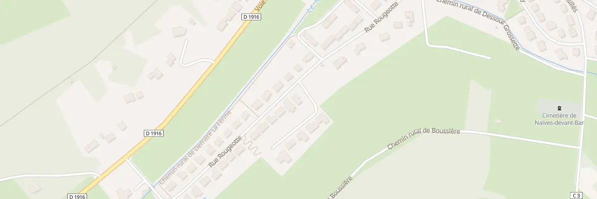 Plan du 13 Rue Rougeotte à Naives-Rosières
