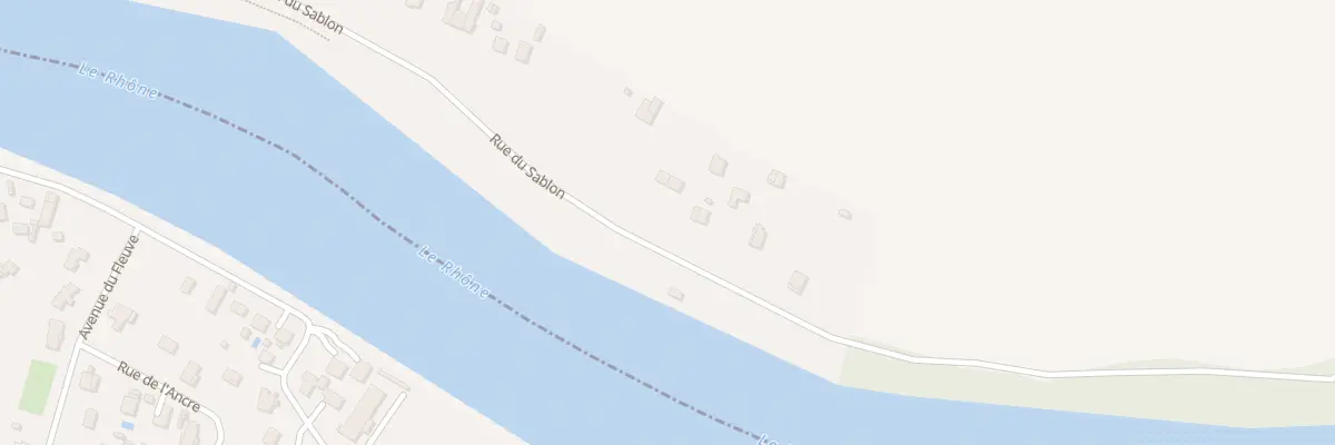 Plan du 707 Rue du Sablon à Loyettes