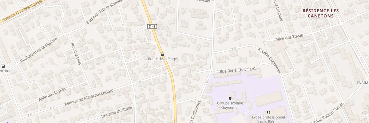 Plan du 62B Av Jean Mermoz à Marignane