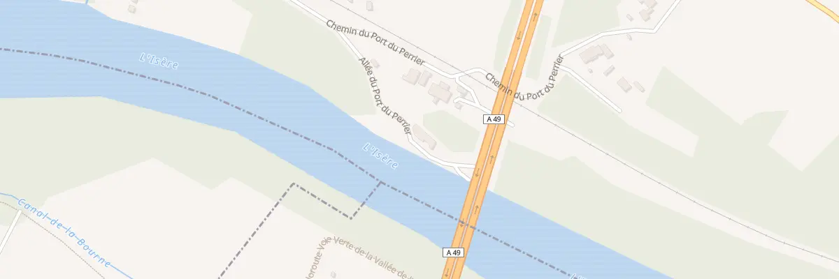Plan du 115 All du Port du Perrier à Saint-Lattier