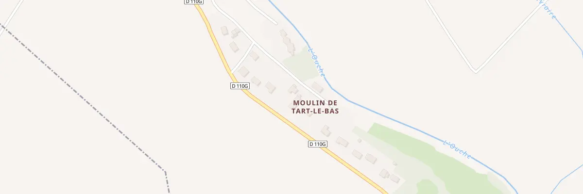 Plan du 18 Rte de Varanges à Tart-le-Bas