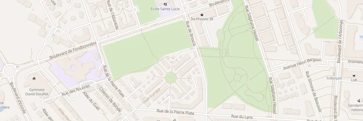 Plan du 52 Vc Viale Monte Isola à L’Isle-d’Abeau