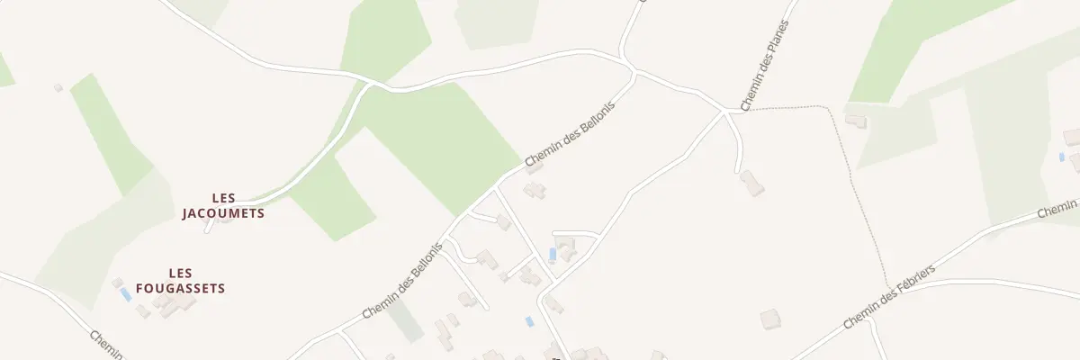 Plan du 196 Che des Bellonis à Bédoin