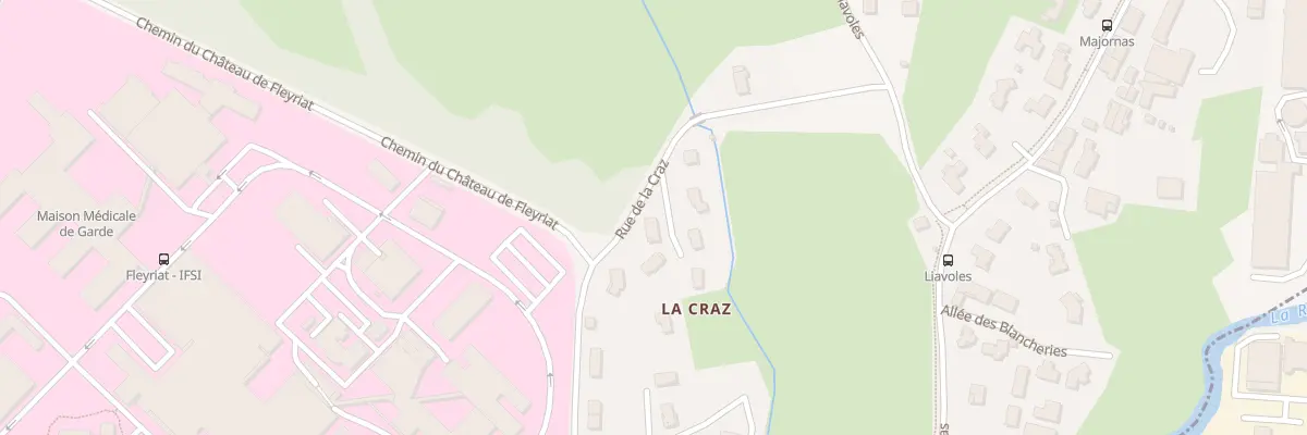 Plan du 730 Rue de la Craz à Viriat