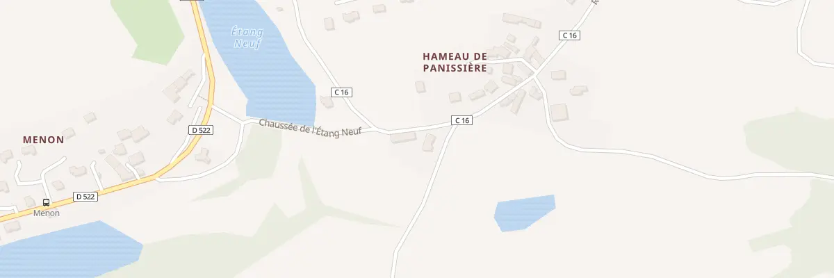 Plan du 384 Rte Panissiere à Meyrieu-les-Étangs