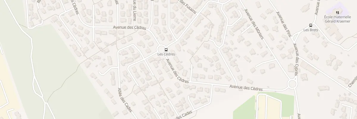 Plan du 16 Av des Cedres à Rognac