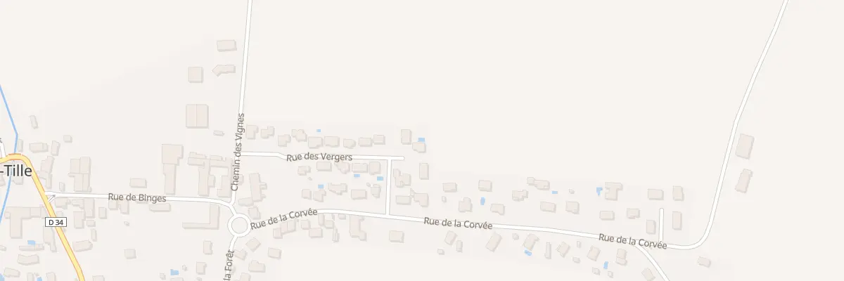 Plan du 6 Rue des Vergers à Remilly-sur-Tille