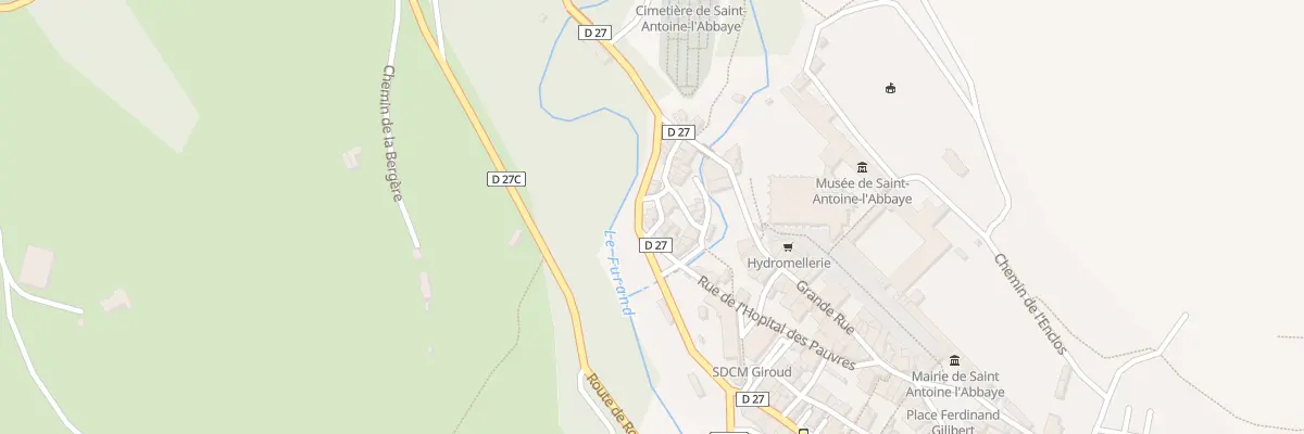 Plan du 5072 Porte de Lyon à Saint Antoine l’Abbaye