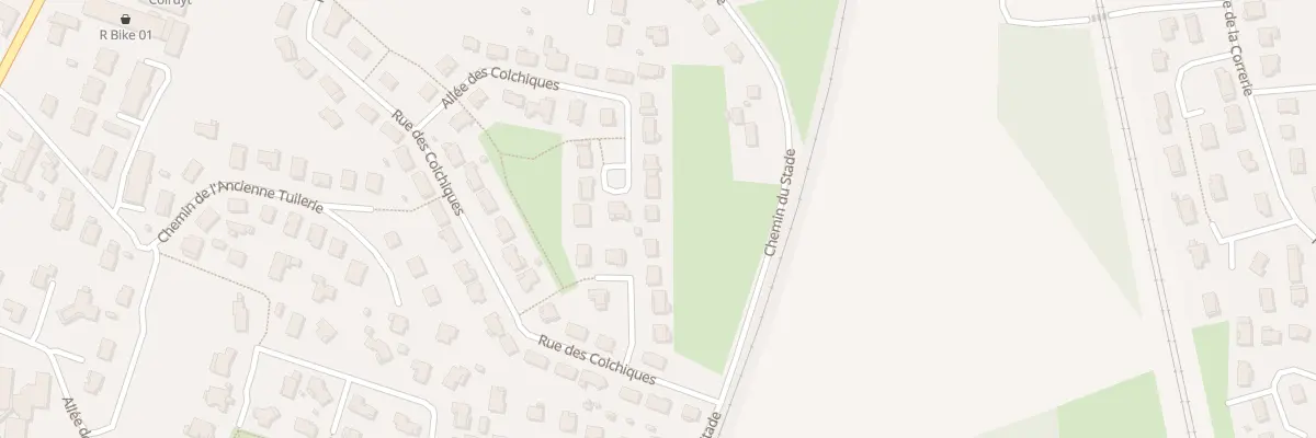 Plan du 255 All des Colchiques à Péronnas
