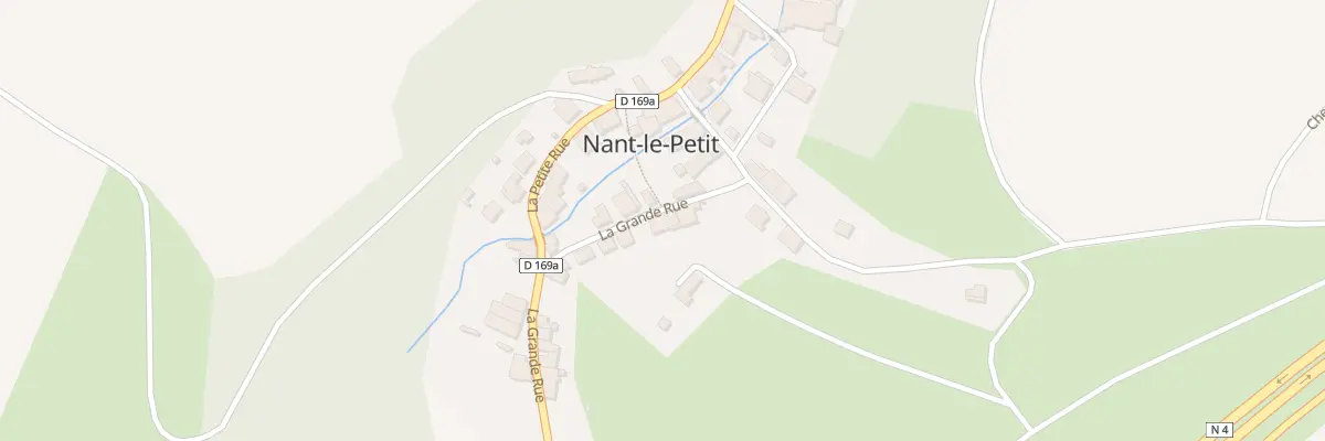 Plan du 28 Gr La Grande Rue à Nant-le-Petit