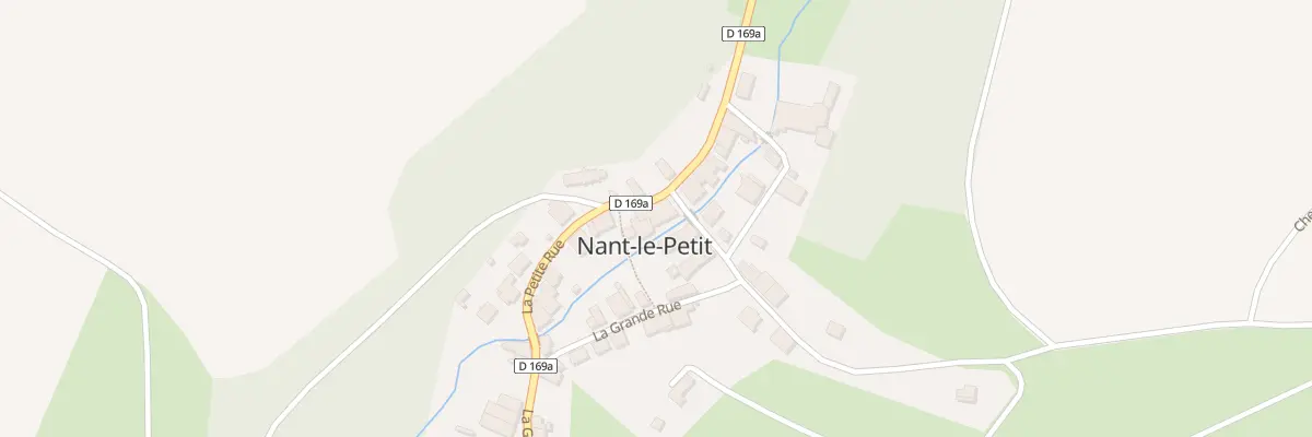 Plan du 4 Rue du Moulin à Nant-le-Petit