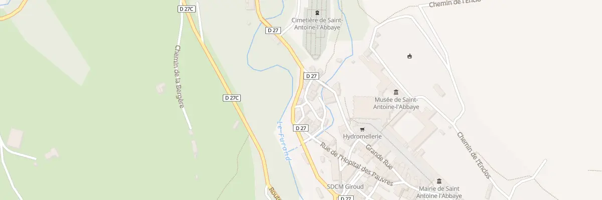 Plan du 5055 Porte de Lyon à Saint Antoine l’Abbaye