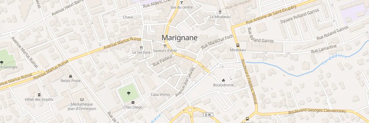 Plan du 124 Av Jean Jaures à Marignane