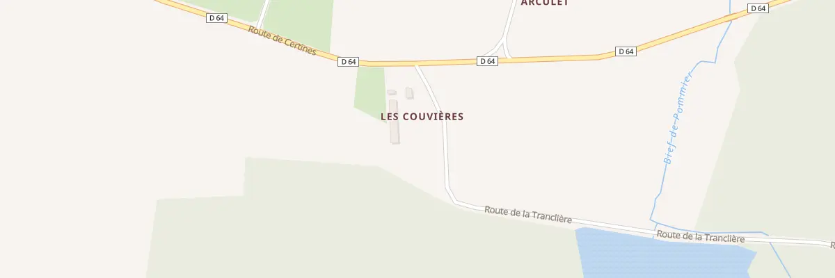 Plan du 56 Rte de la Tranclière à Lent