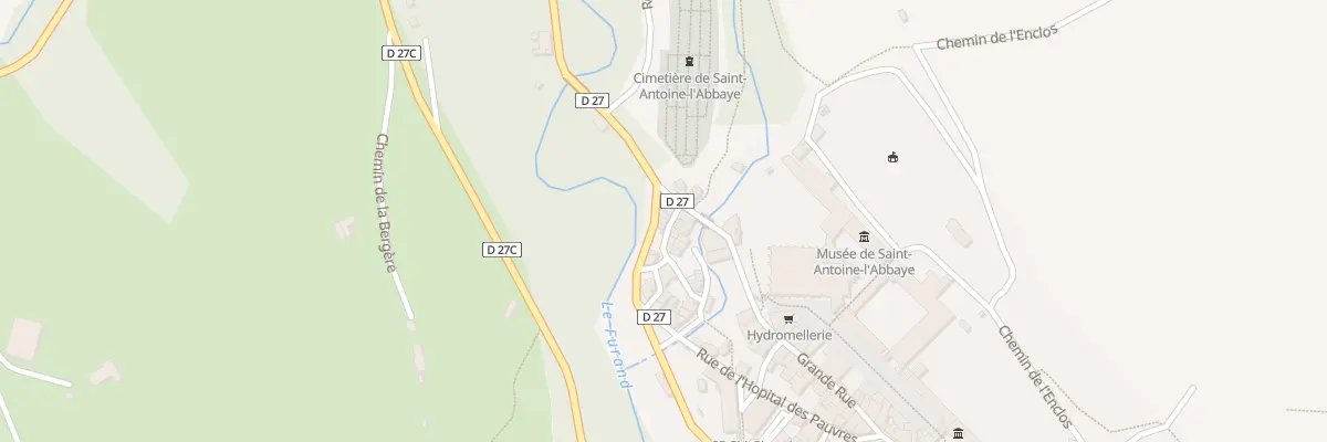 Plan du 5053 Porte de Lyon à Saint Antoine l’Abbaye