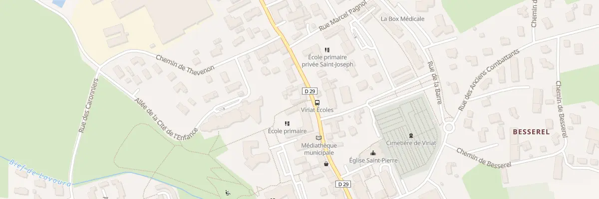 Plan du 437 Rue Prosper Convert à Viriat