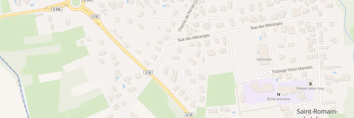 Plan du 263 Che de Perrier Callet à Saint-Romain-de-Jalionas