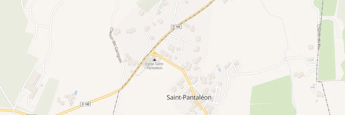 Plan du 9001F Les Grands Clauds à Saint-Pantaléon