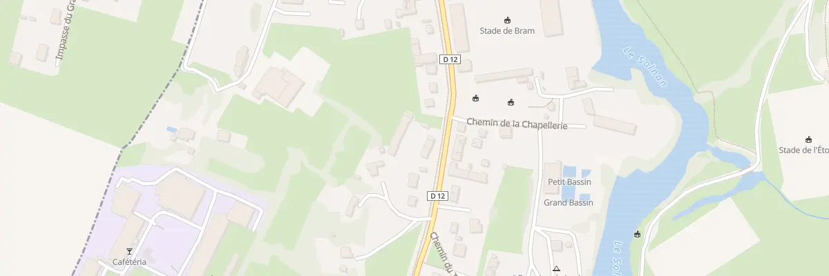 Plan du 14 Rue Mte de St Claude à Louhans-Châteaurenaud