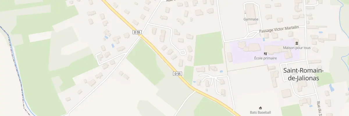 Plan du 152 Imp du Rhum à Saint-Romain-de-Jalionas