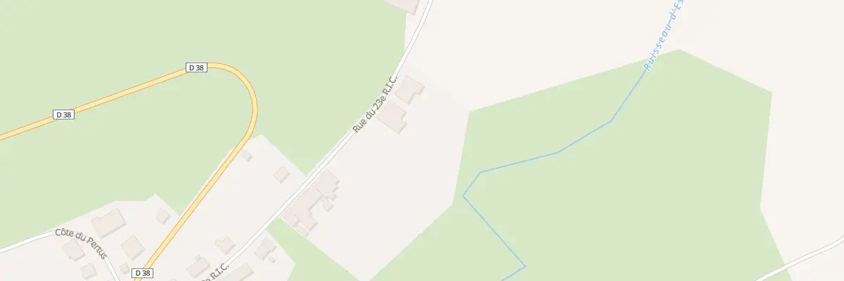 Plan du 22 Rue 23e Ric à Esnes-en-Argonne