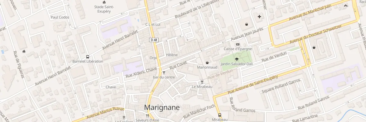 Plan du 27 Av Jean Jaures à Marignane