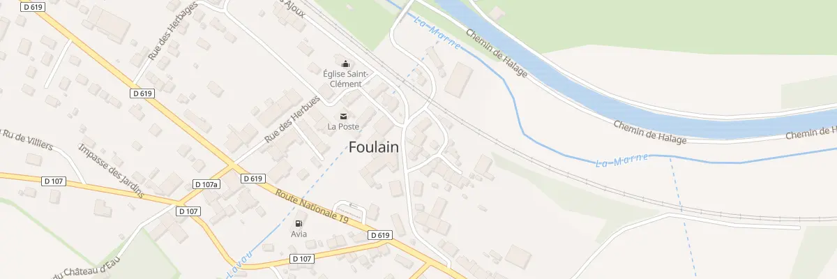 Plan du 18 Rue de Moiron à Foulain