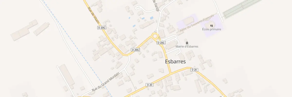 Plan du 3 Rue du Grand Mordain à Esbarres