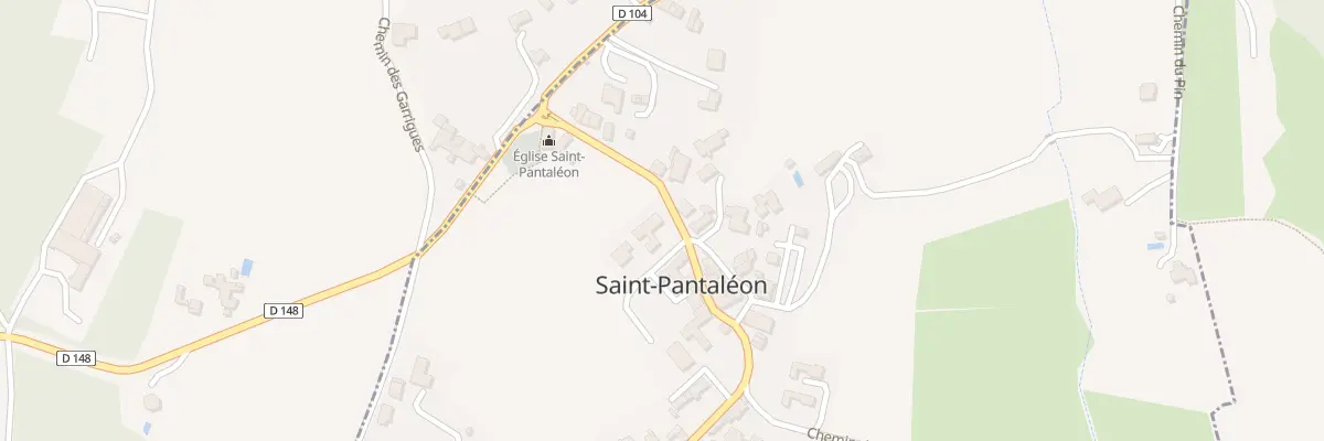 Plan du 14 Pl de la Fontaine à Saint-Pantaléon