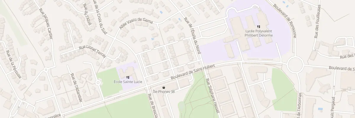 Plan du 10 Rue du Pacifique à L’Isle-d’Abeau
